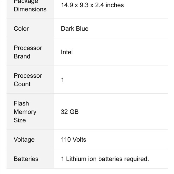 NIB Asus X205TA Dark Blue Notebook PC - Picture 9 of 10